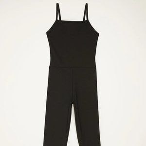 Girlfriend Collective Black Cami Unitard, Size M